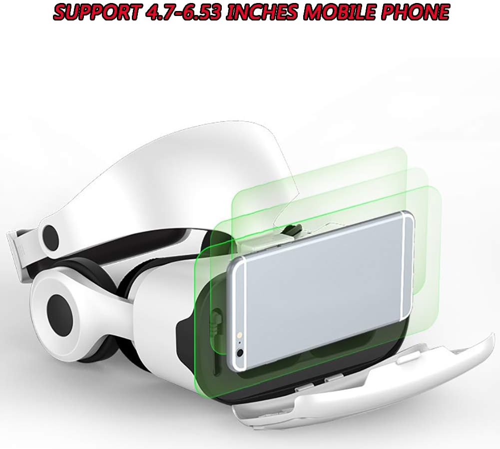 Virtual Display VR Headset, 96°FOV Anti-blue Light Aspheric Lens, Retractable Wearing Style, Adjustable VR Glasses-a Gift for Children and Adults 2026 - view 6