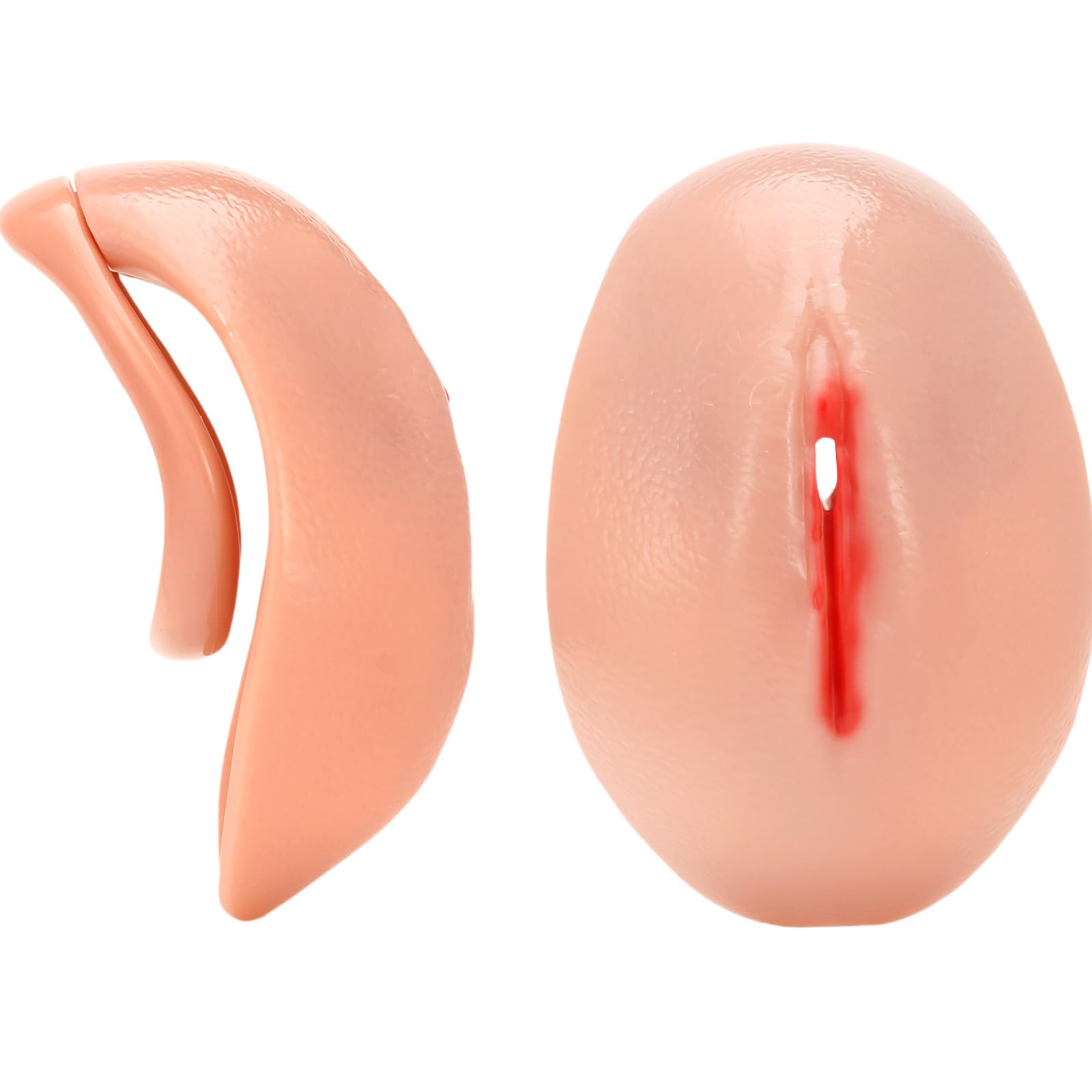 Cage de Chasteté pour Pénis en Résine Sex Toys Chastity Cage pour Sissy avec Serrure Dissimulée et 4 Anneaux Cage Chastetée pour Homme Fausse Chatte avec Ceinture Cage de Pénis Légère (Small)