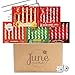 June Street Market Weird Candy Cane Gift Set – 5 Flavor Variety Packs with Dice and Party Game Sheets for Holiday Fun (Volume 2)