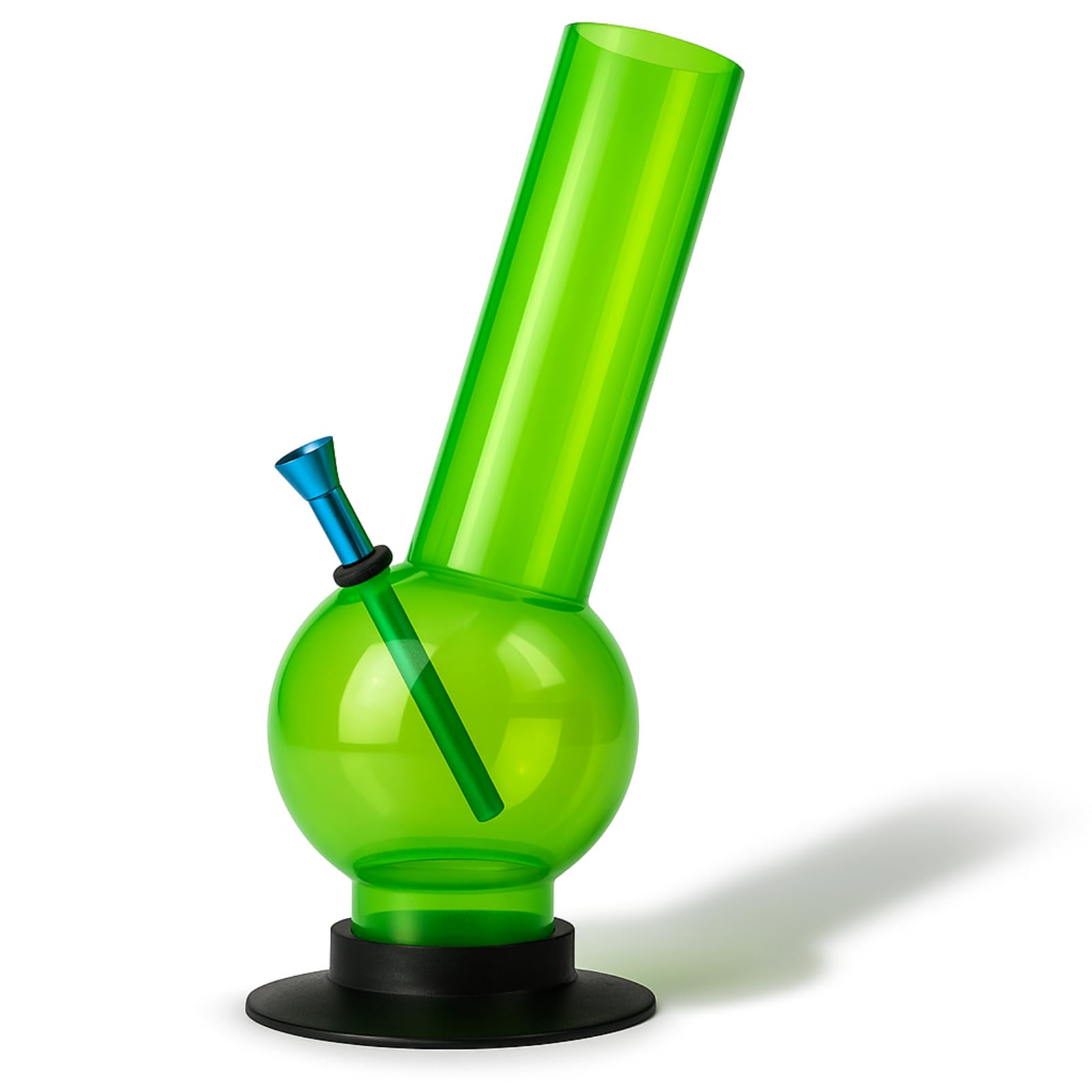 Bong Acryl 30 cm avec Kickloch Weedness pour éviter la casse et simplifier le transport