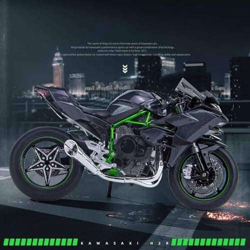 Modelo de Motocicleta ZEZEFUFU Aleación 1:9 miniatura 6