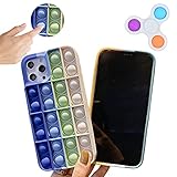 【Protección de cuerpo completo】Juguetes antiestrés elevados para proteger la pantalla y la cámara de arañazos y caídas, proporciona a tu iPhone la máxima protección mientras que te hace destacar con un estilo único y creativo.
