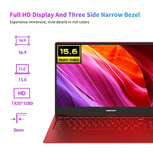 Wakst Windows 11 Laptop, 15.6 Inch Intel N5095 2.9 Ghz Quad Core 16Gb Ram 256G Ssd, Fhd 1920 * 1080 Ips Display, Thin & Light Notebook, Backlit Keyboard, Finger Print, Usb3.0, Mhdmi, All-Metal Body #TOP2