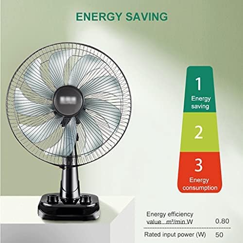 Oscillating Desk Fan 3 Speeds 9 Blades Adjustable Tilt 16" for Bedroom Home Kitchen Office Indoor Table Fan