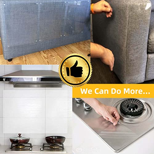 LYNTIMO Cat Scratch Deterrent - Pacote com 10, GG 45,8 cm x 30,8 cm não deixe adesivos protetores de