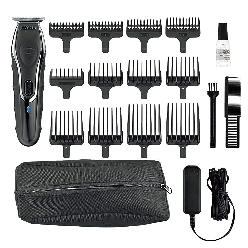 WAHL Aqua Blade Trimmer, Ultra-Close T-Blade For Wet & Dry Shaves, Long-Lasting Lithium-Ion Battery, Self-Sharpening Blades And Smart LED Indicator, 09899-927