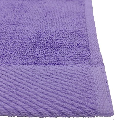 By Lora Cotton Velour Towels For Hand, Lavender, Set Of 6 #TOP5