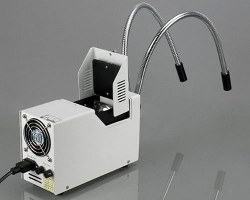 Miniatura 3 de AmScope Accesorio dual de la fibra óptica del cuello de cisne de FB-YL para los iluminadores del microscopio