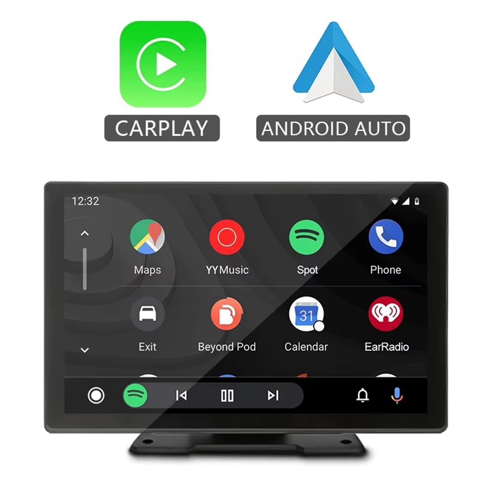9-calowe radio samochodowe multimedialny odtwarzacz wideo bezprzewodowy CarPlay Android Auto ekran dotykowy przenośne samochodowe stereo do wszystkich pojazdów