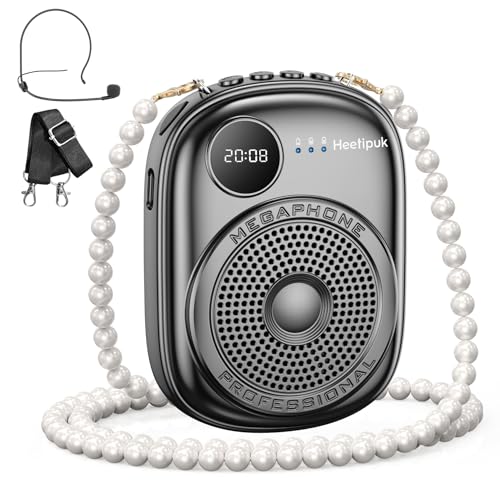 Portable Voice Amplifier with Microphone and Bluetooth