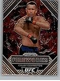 2021 Panini Prizm UFC Fireworks 6 Colby Covington Welterweight Official MMA Trading Card (Stock Photo Shown, Near Mint to Mint Condition)
