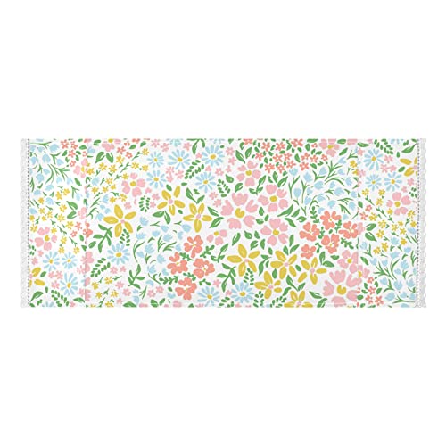 White Blue Marble Gold Washer Dryer Cover, Washing Machine Refrigerator Dustproof protective Covers with Lace Storage Pockets for Top Load Machine, 51.2" x 22"?