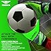 TOROGA Football Goalkeeper Gloves For Boys kids Children Youth Soccer Goalie Glove with Super Grip Palms (Green, 4) TOROGA Football Goalkeeper Gloves For Boys kids Children Youth Soccer Goalie Glove with Super Grip Palms (Green, 4)