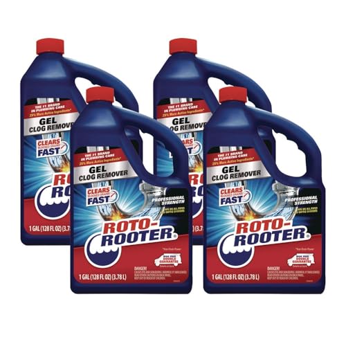 Roto Rooter Gel Clog Remover 1 gal. - Case of: 4;4