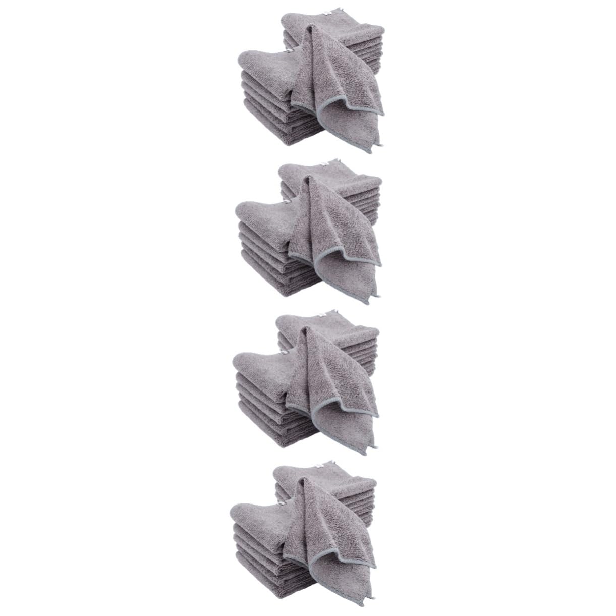 Gatuida 48pièces Serviettes Microfibre Ultra-absorbantes Chiffons Multifonctionnels pour Nettoyage De Voiture Séchage Et Entretien Ménager