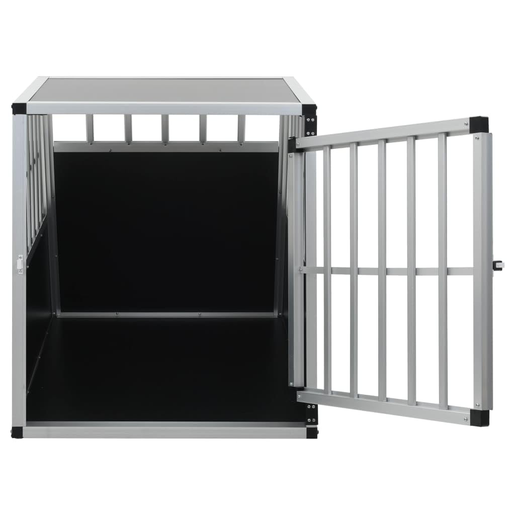 INLIFE Hundetransportbox mit Einzeltür 65 x 91 x 69,5 cm,15,3 KG,170664