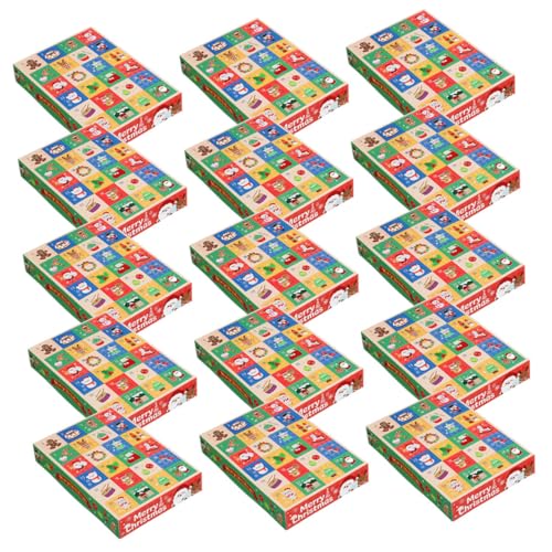 COHEALI 15個日間カウントダウンボックス クリスマス アドベントカレンダー