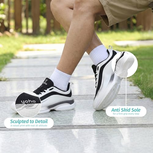 Image of YOHO RushHour Dynamiq Sports Shoes for Men |Cushioned Insole, Stylish, Casual & Sneakers for Gents | Lightweight, Anti-Skid Shoe for Gym, Walking, Running & Everyday Use-1800