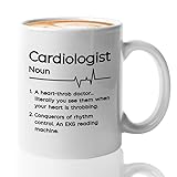 Flairy Land Cardiologist Coffee Mug 11oz White - Funny Definition - Nurse Doctor Audiologist Lab Pediatrician Physcian Physical Terrapist