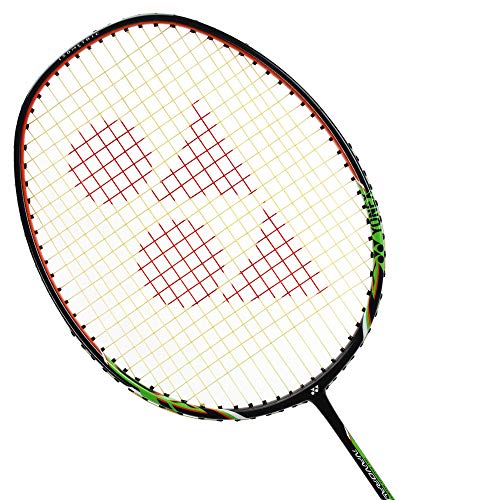 Image of YONEX Nanoray Light 9i Strung Badminton Racquet (Black, G4, 75-79.9 Grams, 24 pounds)