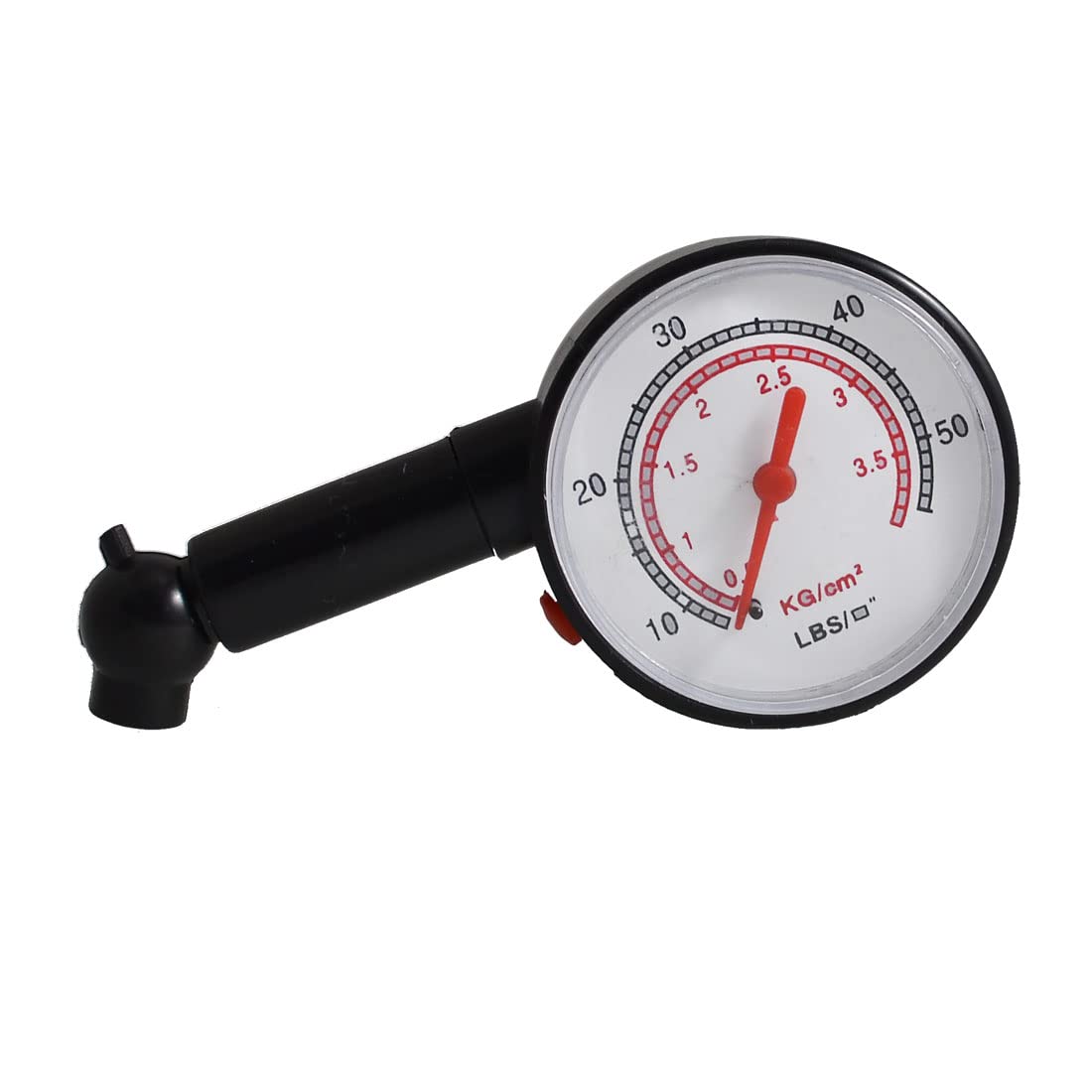Qtqgoitem Black 10-50lbs 0.5-3.5 Kg/cm2 Passenger Care Analog Dial Tire Gauge (model: ba3 f41 6bb 3a2 02c)