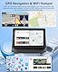 NHOPEEW 2+64G 9 Zoll Android Radio für Ford Fiesta 2009-2017 - Wireless CarPlay & Android Auto GPS Navigation, Lenkradsteuerung, FM RDS, Split-Screen + Rückfahrkamera