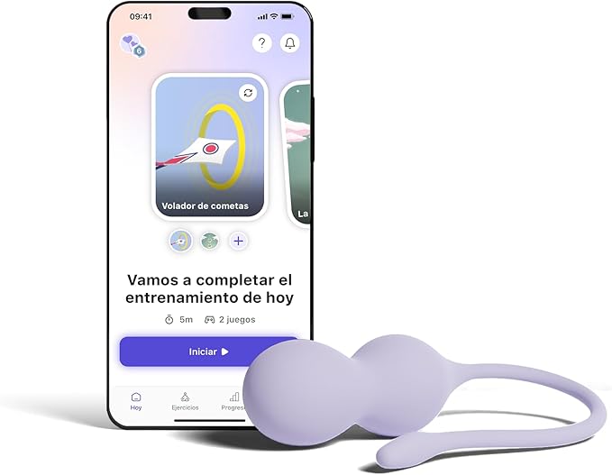 Ejercitador Kegel inteligente conectado a una app móvil