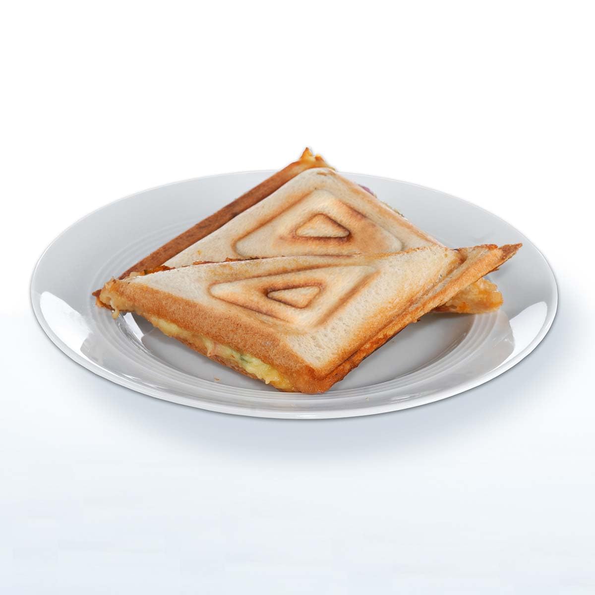 Cloer 6269 Tostiera XXL per Sandwich/Tramezzini, Toast Americano per Farciture XXL, per 8 tramezzini alla volta, 1800 W, spia di cottura, rivestimento antiaderente, color argento