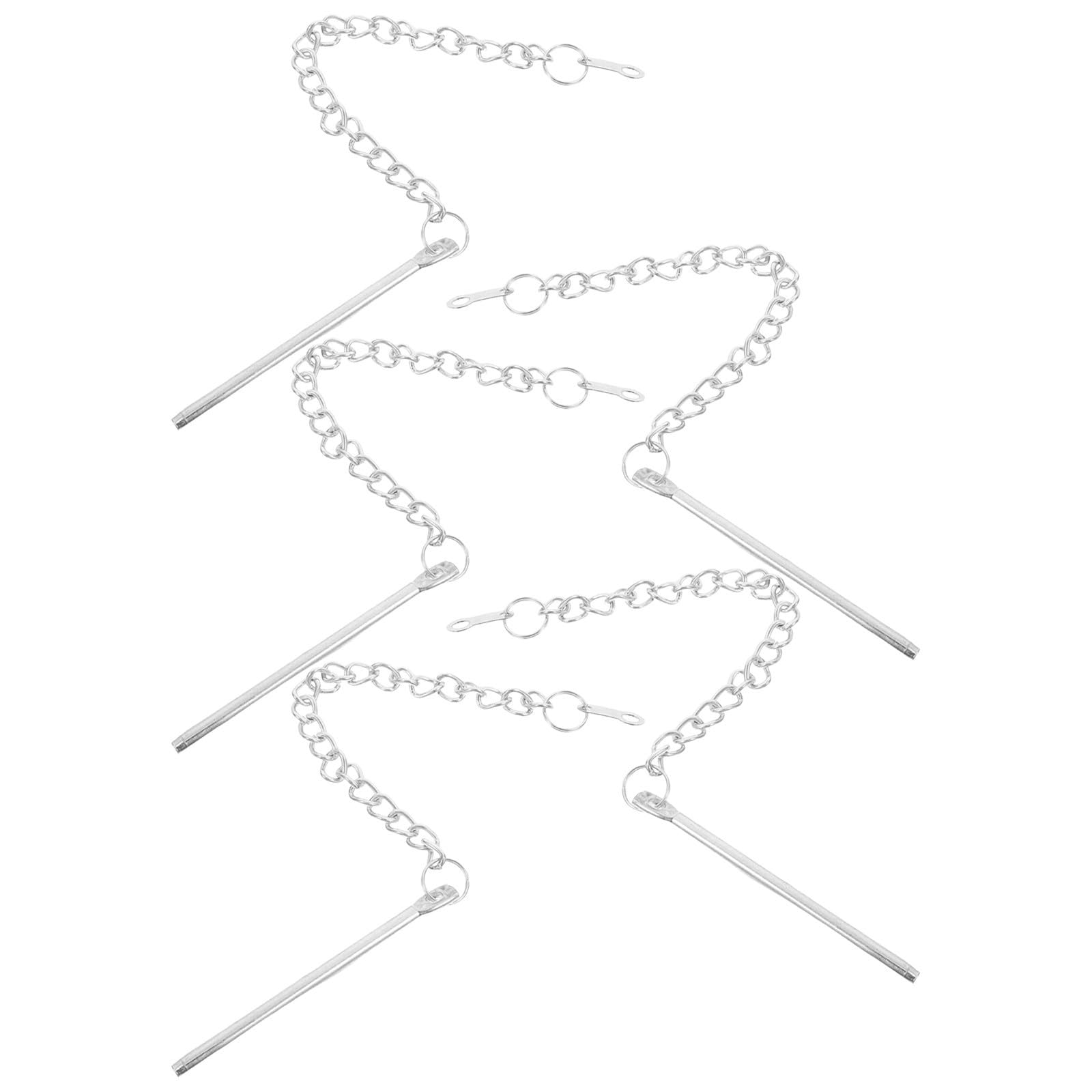 Cadena de pasador para sombrilla de patio de hierro galvanizado minkissy (Pack de 5)