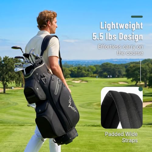 uniHimal 15-Way Organizer Golf Bag