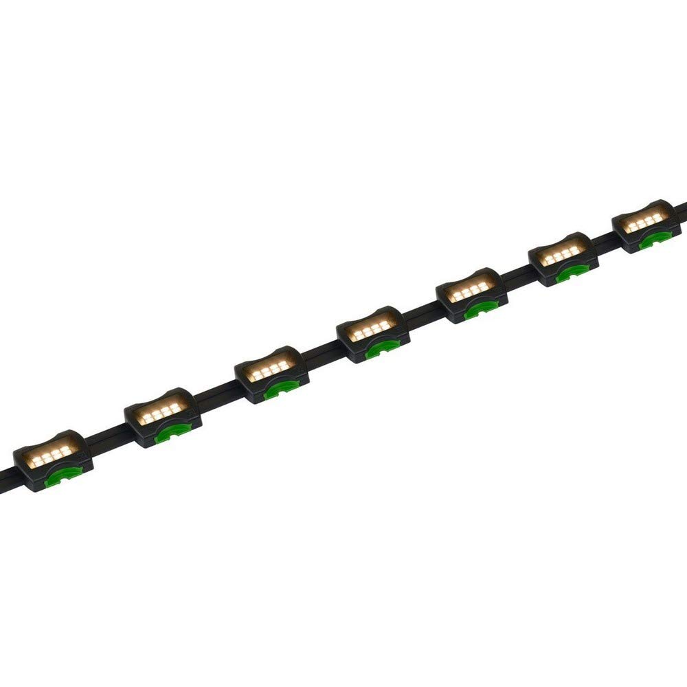 Eco-Invizilite - 3" 2.5W 4000K 1 LED Linkable Stripe Light with 100Ft Roll by CSL – Black, Model INVLED-3-40-100-2