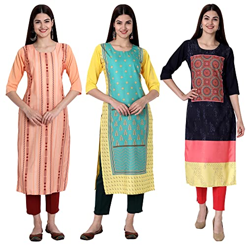 Image of Women's Crepe Straight Kurta