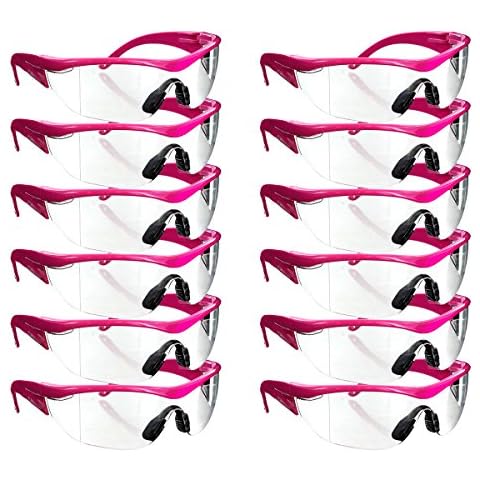Safety Girl Navigator Safety Glasses | Safety Glasses for Women | Safety Glasses with Navigator | Girls Safety Glasses | Navigator Reader Pink Safety Glasses | Anti Scratch Glass | Pack of 12 Cover