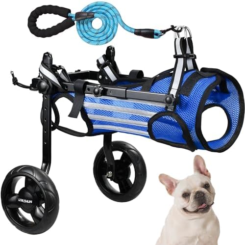 2025 Upgraded Dog Wheelchair for Back Legs Small Wheelchair for D...
