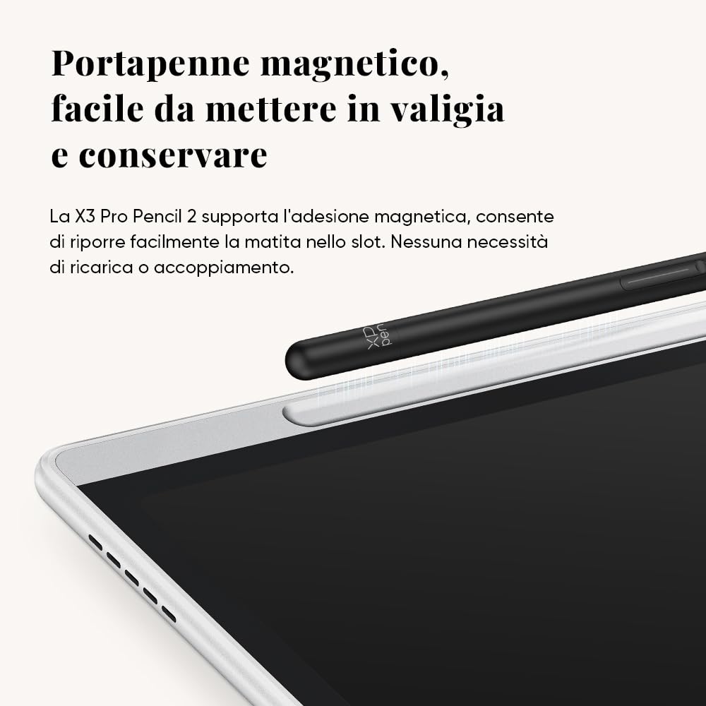 XPPen Magic Note Pad, paper tablet a colori da 10,95 pollici, penna 16384 livelli, tre modalità di colore, risoluzione 1200 x 1920, capacità batteria 8000 mAh, sistema operativo Android