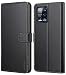 Produktbild Ganbary Handyhülle für Realme 8 / Realme 8 Pro 4G Hülle, Premium Leder Tasche Flipcase [Kartenschlitzen] [Magnetverschluss] [Standfunktion] kompatibel mit Realme 8/8 Pro 4G Schutzhülle, Schwarz