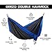 Camping Hammock Double & Single Portable Hammocks with 2 Tree Straps, Great for Hiking,Backpacking,Hunting,Outdoor,Beach,Camping