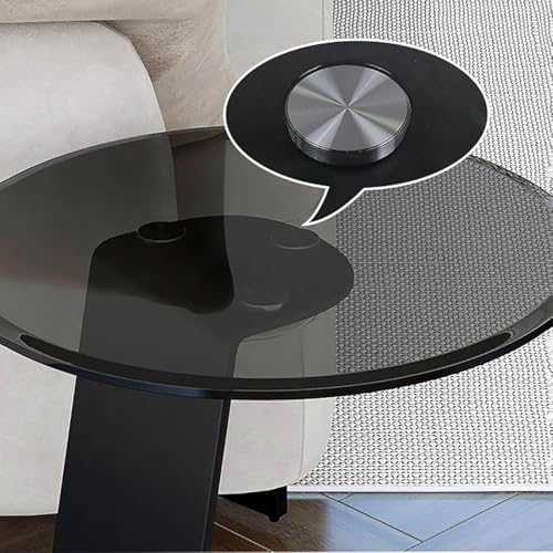 Table d'appoint en verre en C : la solution pour petits espaces - 5