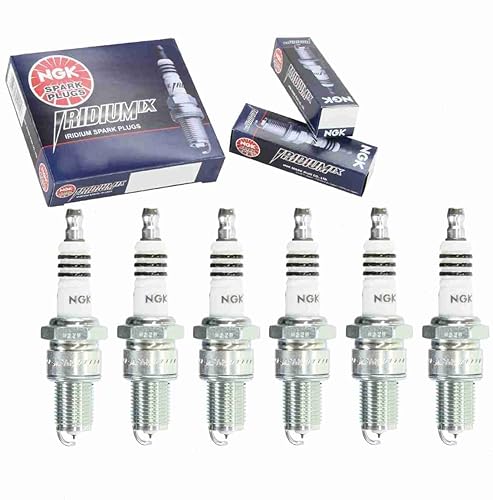 6 bujías NGK Iridium IX compatibles con Jaguar XJ6 4.2L L6 1972-1987