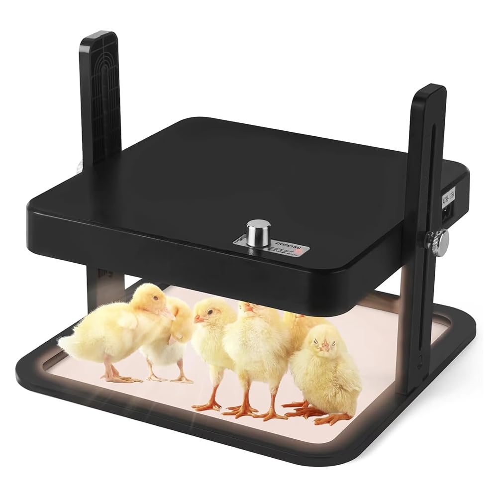 Placa calefactora para mascotas y gallinas con sistema de seguridad térmica inteligente