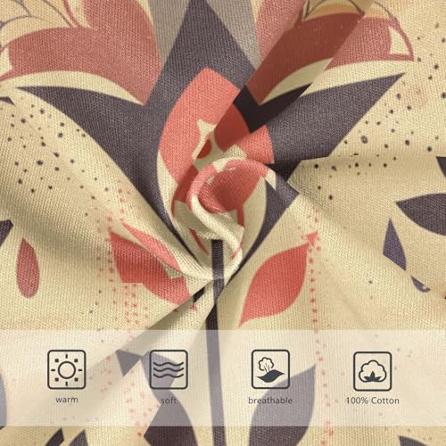 KLL Floral Beige Scandinavian Baby Boys Soft Briefs Underwear Cute Undies3