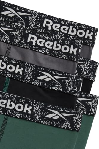 Reebok Men's Boxer Briefs - 6 Pack Super Soft Moisture Wicking Performance Underwear Boxers with Contour Pouch (Sizes: S-XL)3