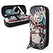 Produktbild Big Capacity Pen Marker Holder Storage Big Capacity Pen Marker Holder Storage Har-Ley Qui-Nn Leather Pencil Case Pen Holder School Student Stationery Storage Bag Office Organizer Pouch Box