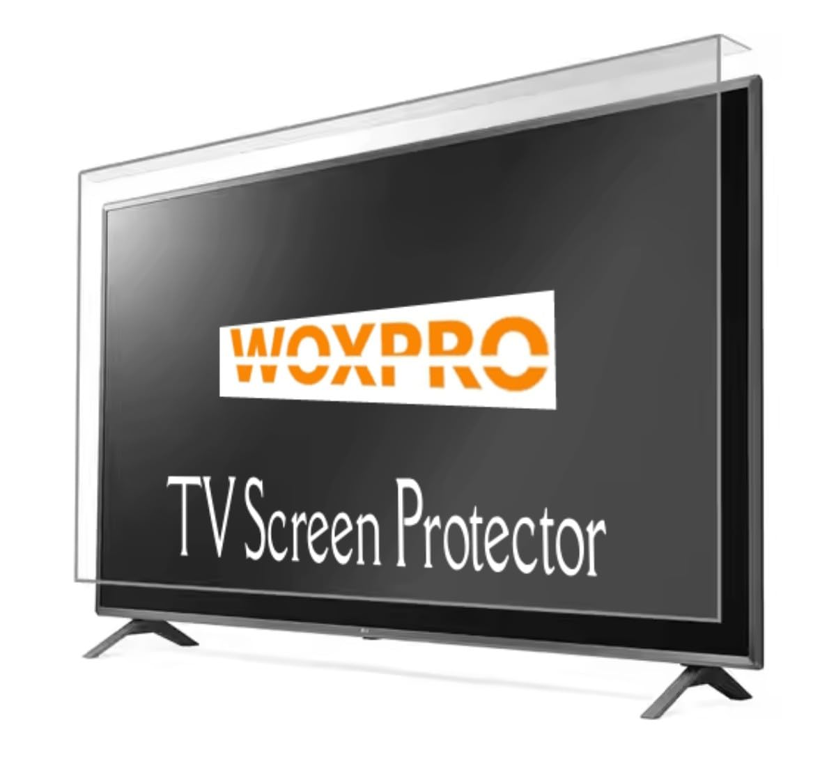 WOXPRO 50 INCH ISO Certified TV Screen Protector –Acrylic Display Guard, 9H Hardness, Anti-Glare, Scratch Resistant, Ultra-Clear Display for TV