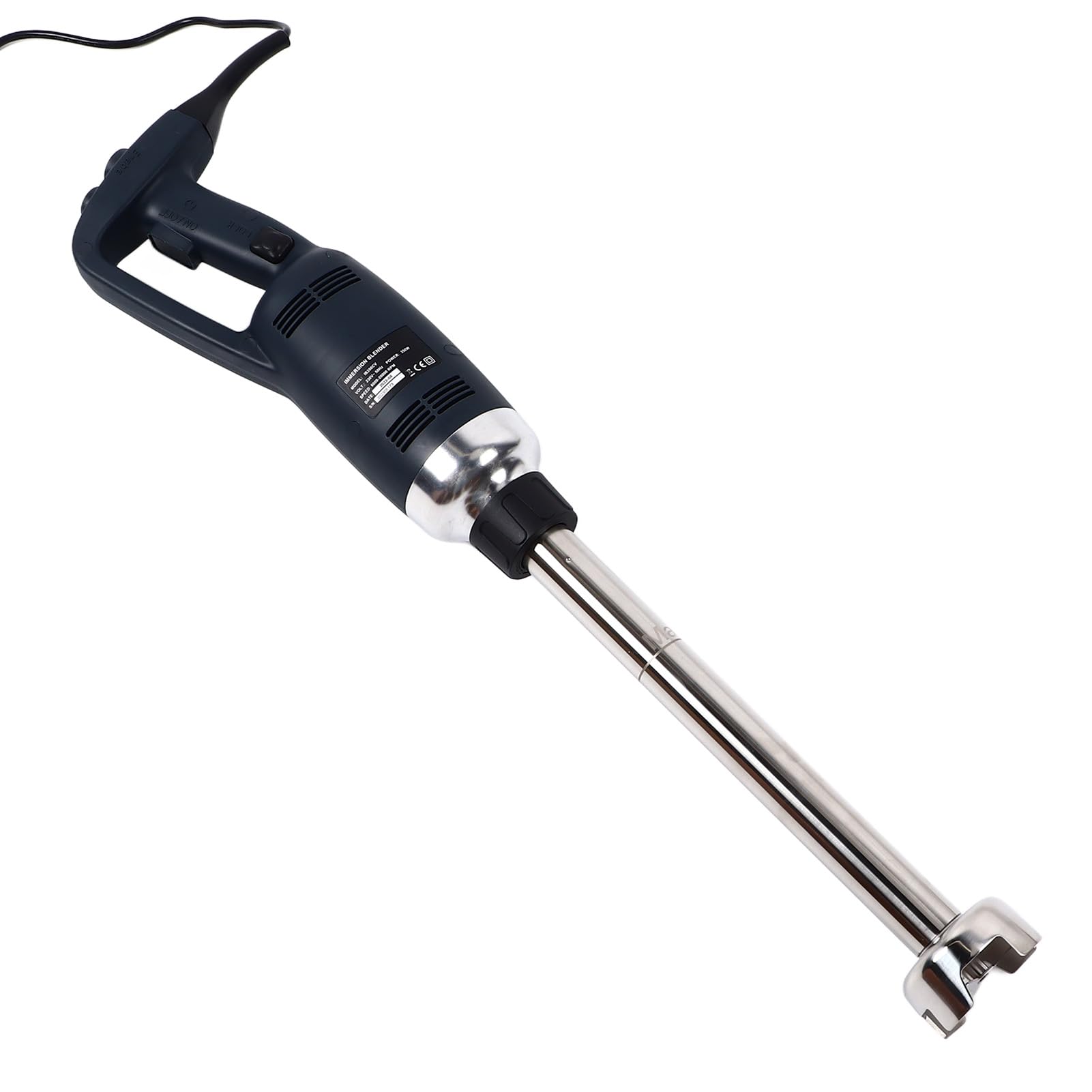 Fdit Komercyjny Blender Ręczny 350W 4000-16000 Obr./min 30L 304 Stal Nierdzewna z blokadą Bezpieczeństwa i Zabezpieczeniem Przed Zachlapaniem, do Mieszania Koktajli Mlecznych i Zup