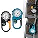 Imagen de Reloj de bolsillo con mosquetón con manecillas luminosas y clip multifuncional