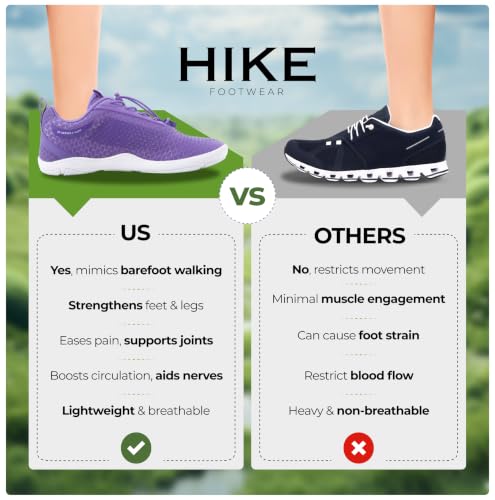 Image of Hike Footwear HF Flow Minimalist Barefoot Shoes Women Men, Wide Toe Box
