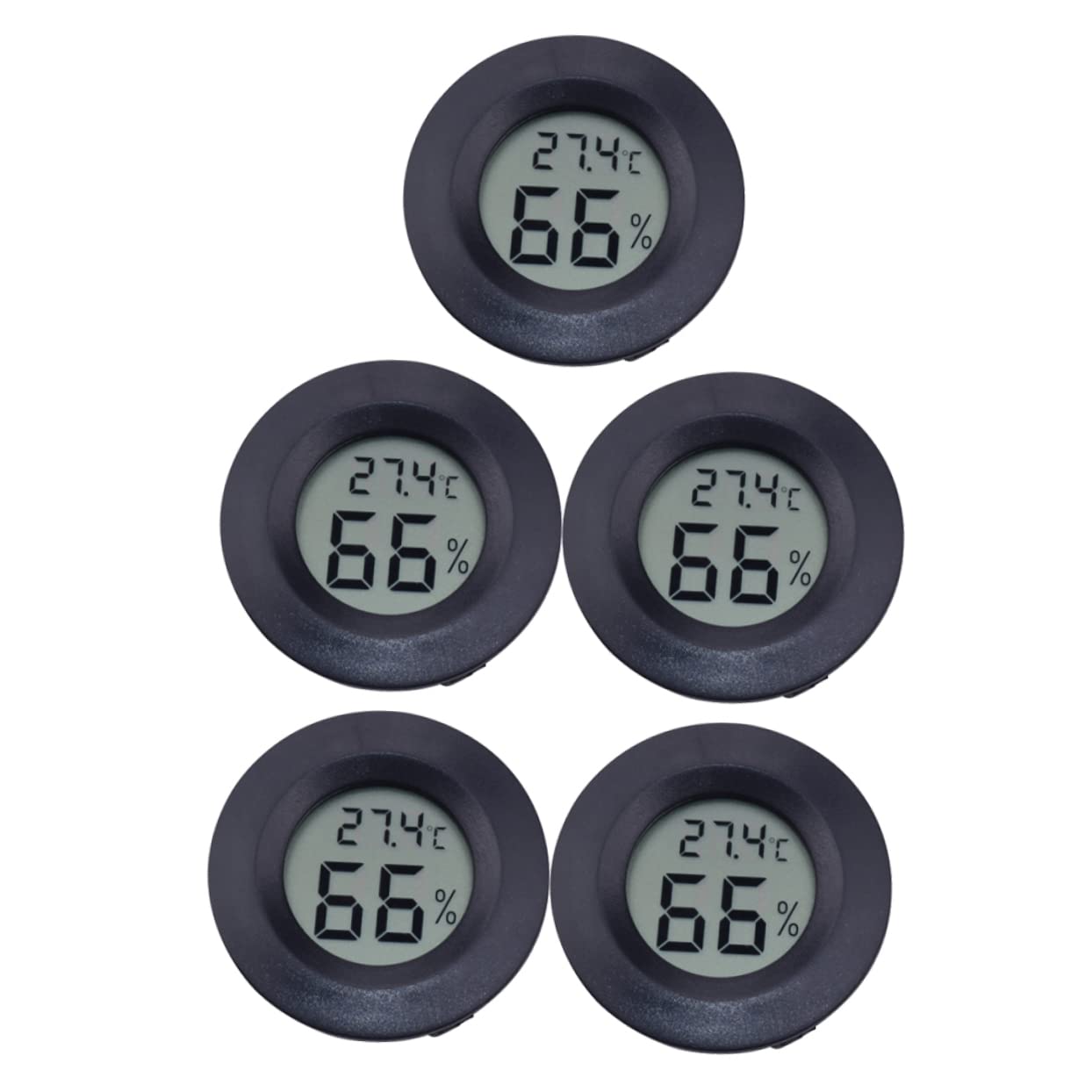 POPETPOP 15piezas Higrómetro Digital De y Para Reptiles Medidor De y Portátil Para Tiendas De y Negro