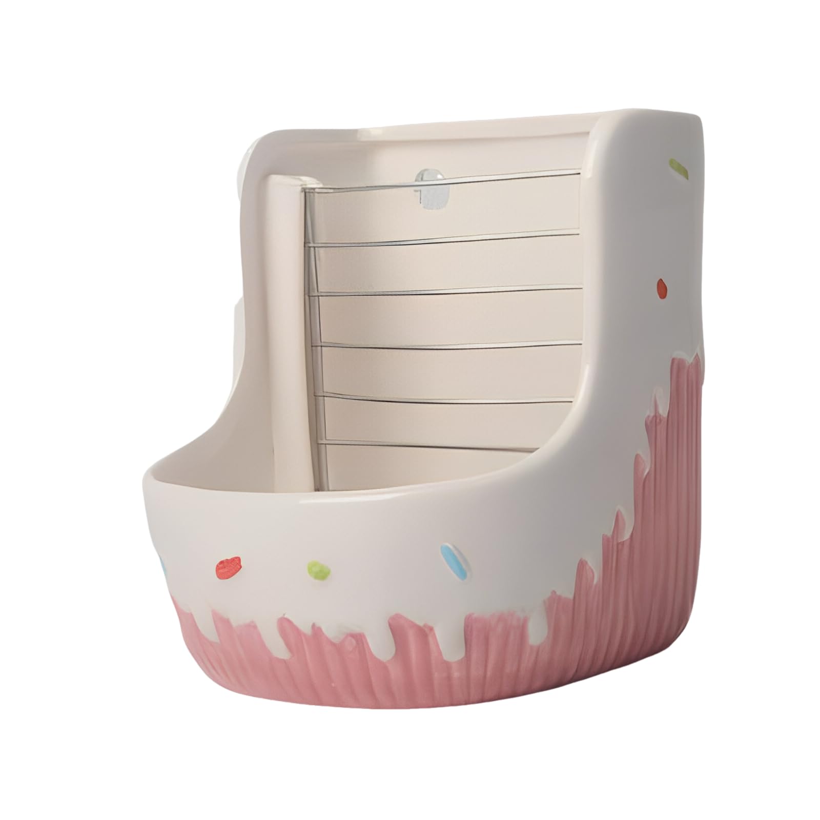 Amazon | 陶器製2WAY給餌器 牧草フィーダー チモシー入れ うさぎ 餌