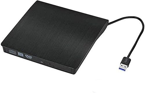 Padarsey Unidad de CD de DVD externa para portátil USB 3.0 Reproductor de DVD-RW externo Unidad de CD, grabadora óptica para Mac Computadora